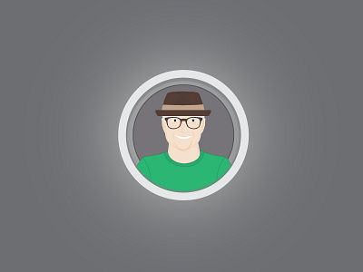 Tinker Hatfield headshot illustration portrait