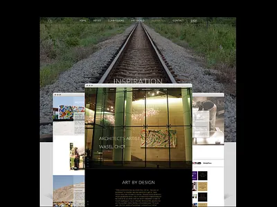 Architect's Artist Website bootstrap css design html5 javascript jquery landing page responsive design sass web design web development