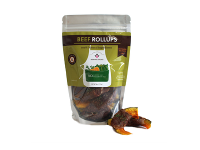 MONMO TREATS - Beef Rollups design dog treats dogs package design product design treats