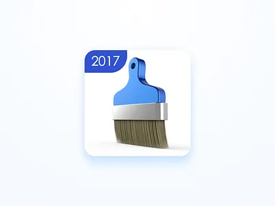 Brush icon for a cleanner brush clean cleanner junk