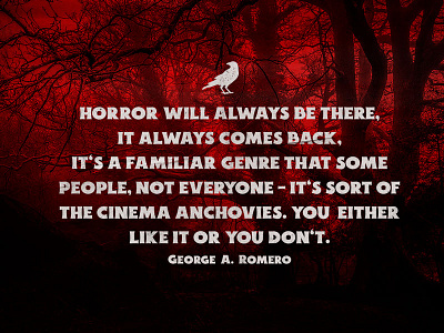 Horror horror retro romero typeface