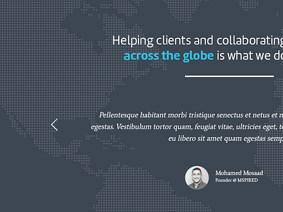 Testimonials carousel minimal portfolio testimonials ui