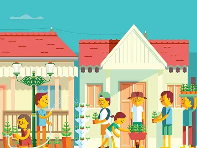 Label Design Kefir bottle house indonesia label lamp milk neighborhood people