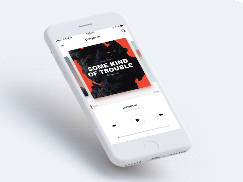 Music player ui