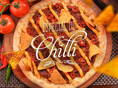 Chilli Special chilli doritos especial pepper photography pizza special top view