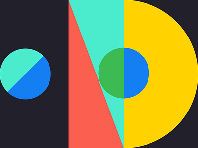 Color Study branding color geometry palette shapes