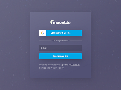 Passwordless login login ui