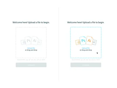 File Uploader file icon paylance product startup ui ux