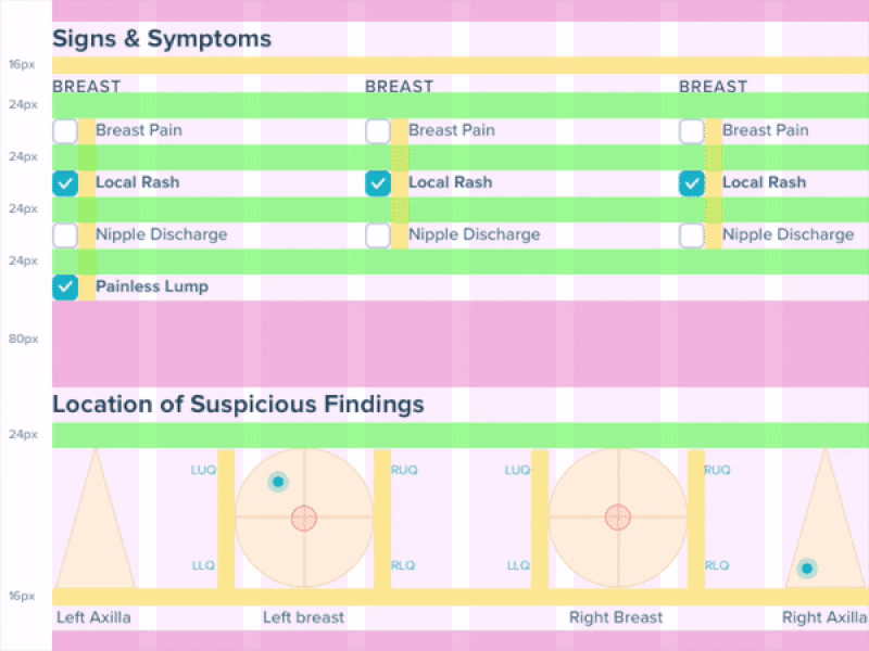 8-point Grid big data grid healthcare medtech styleguide system ui ux