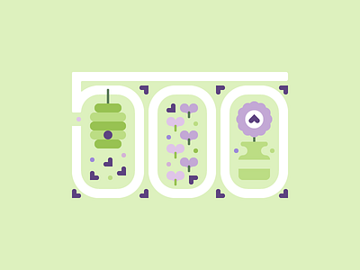 Spring bee figure flower number plants spring sun weather