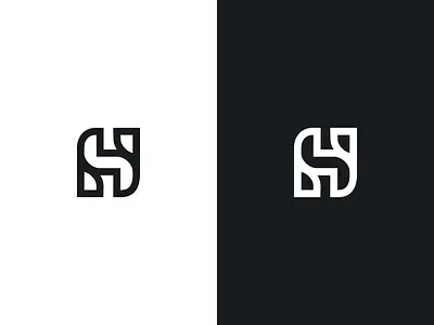 HS / SH brand h logo hs initial letter lettermark logo mark monogram s sh