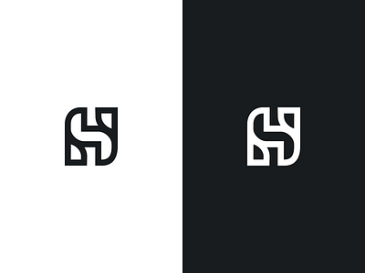 HS / SH brand h logo hs initial letter lettermark logo mark monogram s sh