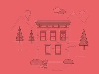 Red Reigns illustration line red