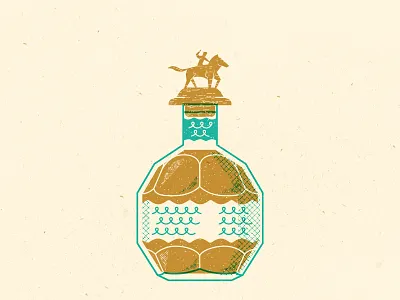 Whiskey's Family of Whiskey :: Blanton's Single Barrel alcohol bottle bourbon rye scotch whiskey whiskey design
