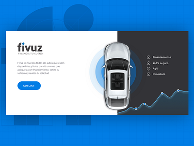 Finance & Cars car landing ui