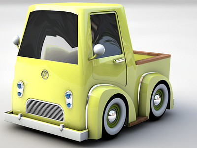 Modeling Practice: Truck 3d c4d cars cinema 4d modeling practice tests trucks