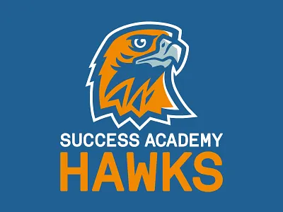 Success Academy Hawks bird branding digital hawk hawks icon illustration logo logo design mascot sports vector