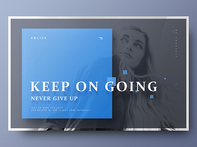 Poster exercise (●-●) poster ui
