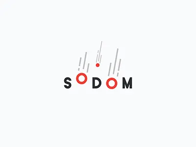 Sodom logo 2017 bible clean collection creative god logo project simle sin smart sodom