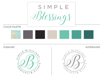 Simple Blessings | Branding branding logo design