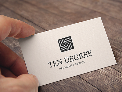 Business Card businesscard fabrics logodesign tendegree vcard