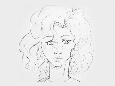 80s Girl 80s a ha drawing girl line pencil