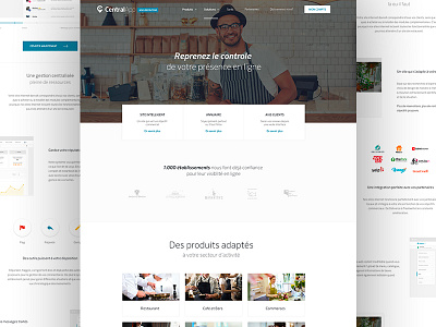 New Marketing Website for CentralApp coffee landing marketing owners pages product reputation restaurants smart