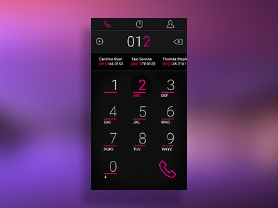 100 Day UI Challenge #003 003 100dayuichallenge dailyui dial pad