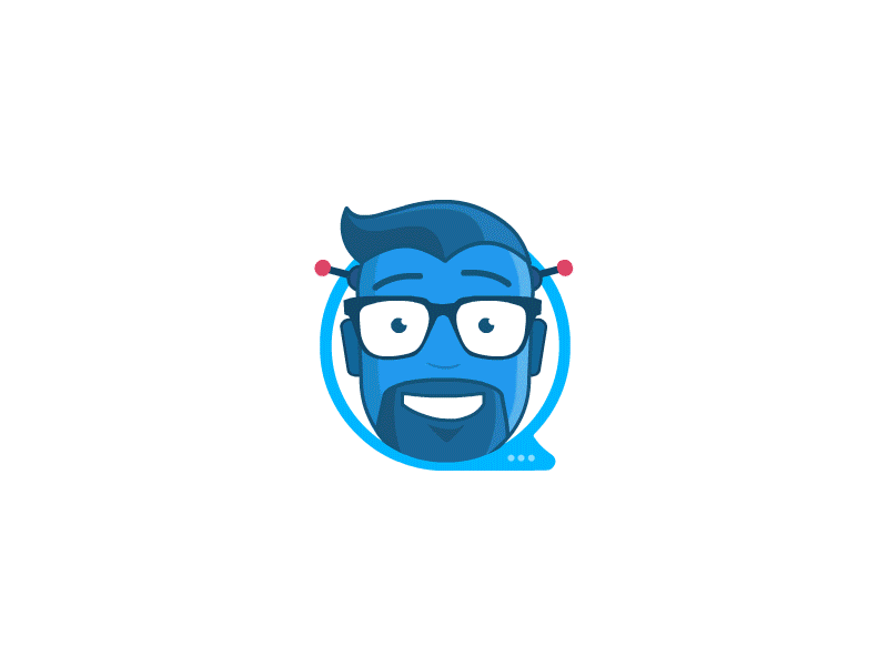 Ask Wiz app icon animation animation app icon gif illustration