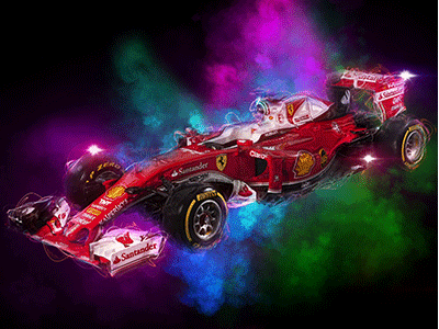 Sky Sport - Digital Art & Cinemagraph .F1. - GIF behance portfolio cinemagraph digital art f1 ferrari gif microvideo nopeidea sky sport social media marketing spot tv