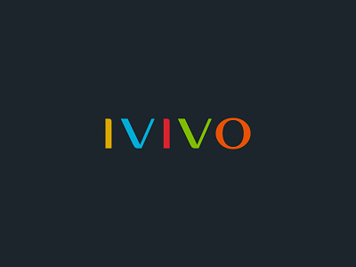 Ivivo advertising agency brand design digital lettering logo typography
