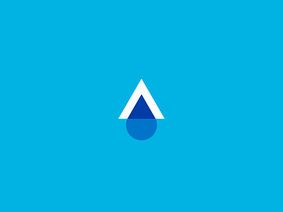 A water a brand care design drop fitness health icon logo water