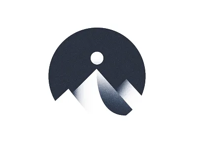 Logo 01 | Prototype exhibition design geometric logo mountains prototype sun texture