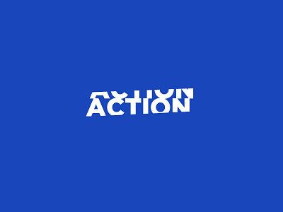 Action action brand company design logo motion