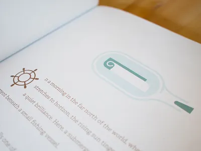 *Mystery* Storybooks Page art book book design burly men at sea drop cap game illustration indie game scandinavian storybook