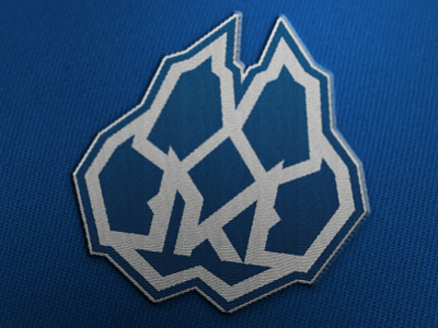 Shoulder Patch Mainz-Kastel Dogs Baseball Club baseball germany home run k logo m monogram patch sports