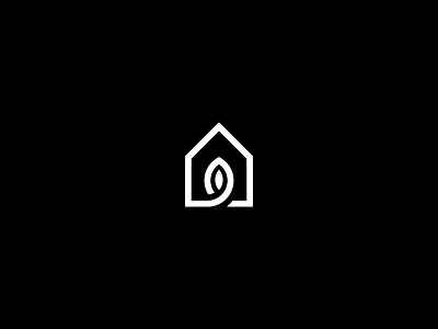 Homsphere building design graphic house idea letter lettering logo minimal realestate simple typography