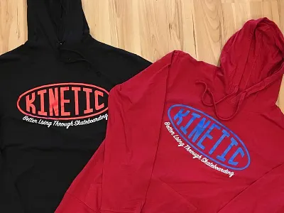 Better Living Through Skateboarding delaware hoody kinetic skateboarding
