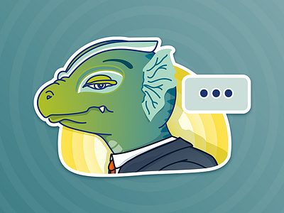 no comment ... character design conspiracy theory illustration reptilian
