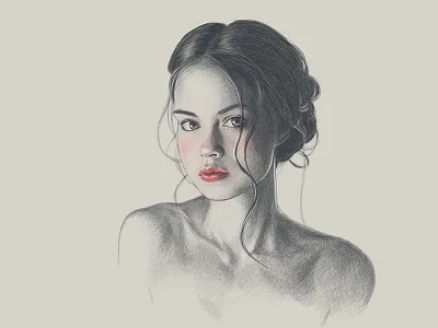 Yet another inspirational activity bw draw girl wacom