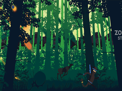 There is a Ninja in Zodiac Studio 2d animation design illustration motion motiongraphics