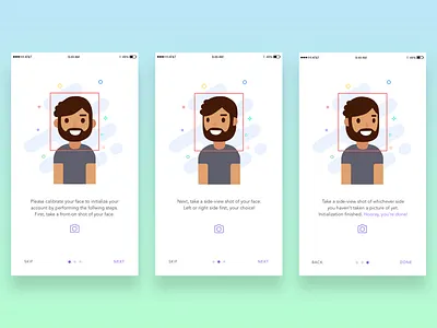 Roco - Onboarding app ios mobile onboarding product design profile screen sign in sign up social ui ux