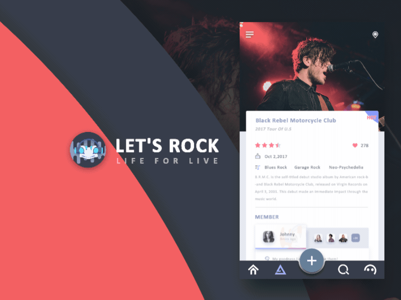 Live music booking interaction live music