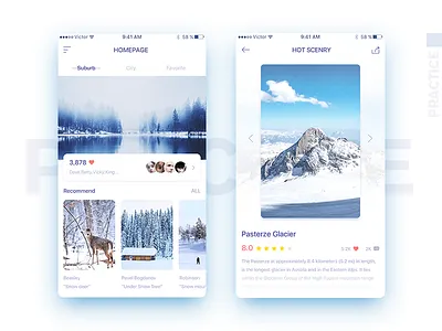 Category "sharing attractions" UI ui