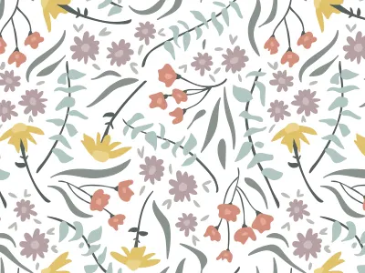 Pastel Floral floral flowers illustration pattern surface pattern