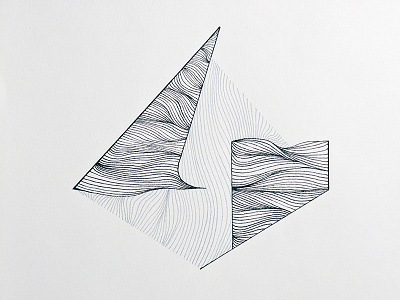 #4 36daysoftype 4 copic geometry illustration lines number typography