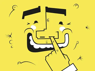 Smile mucus smile yellow