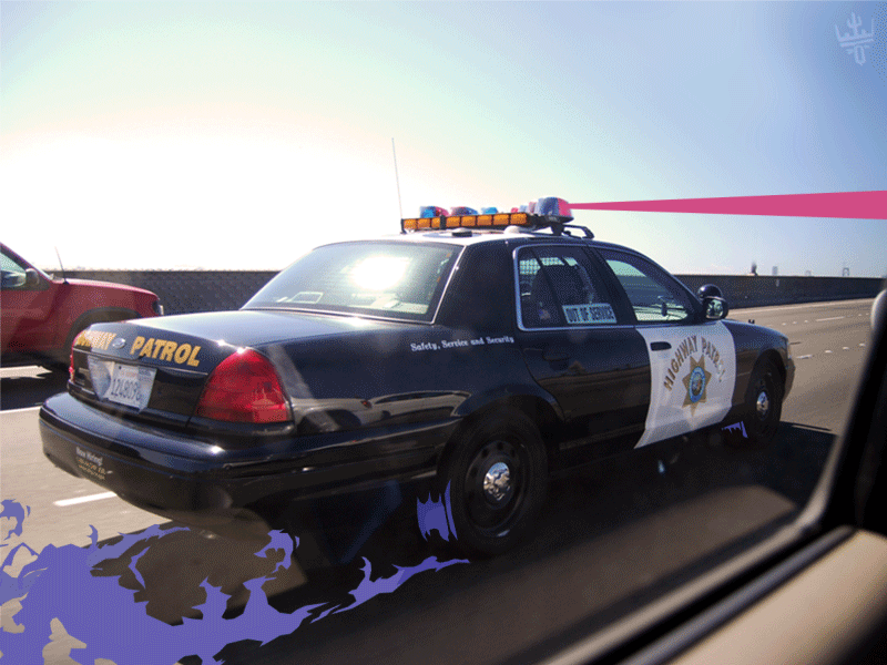 highway patRol 2d animation car cel animation chase fx gif ktch1 police san francisco siren