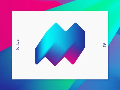Custom Type Afternoon 04 2017 custom letters daily chellenge gradient illustration layout playful type typography
