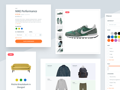 Heavyweight – Webshop Design Framework cards design ecommerce experience framework interface responsive ui ux web webdesign webshop